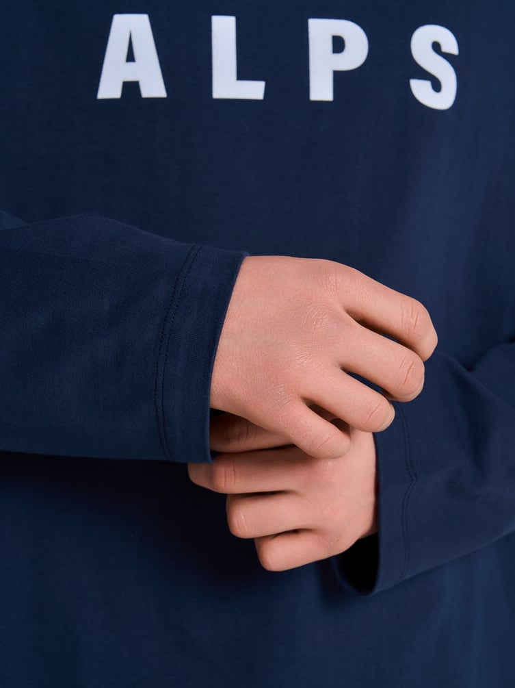 Лонгслив оверсайз с надписью