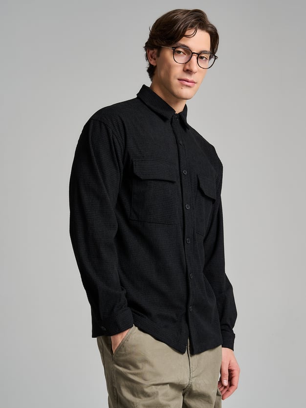 Рубашка вельветовая классическая