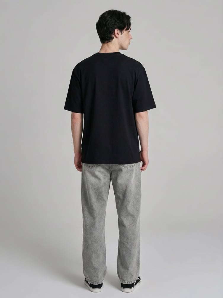 Джинсы багги широкие