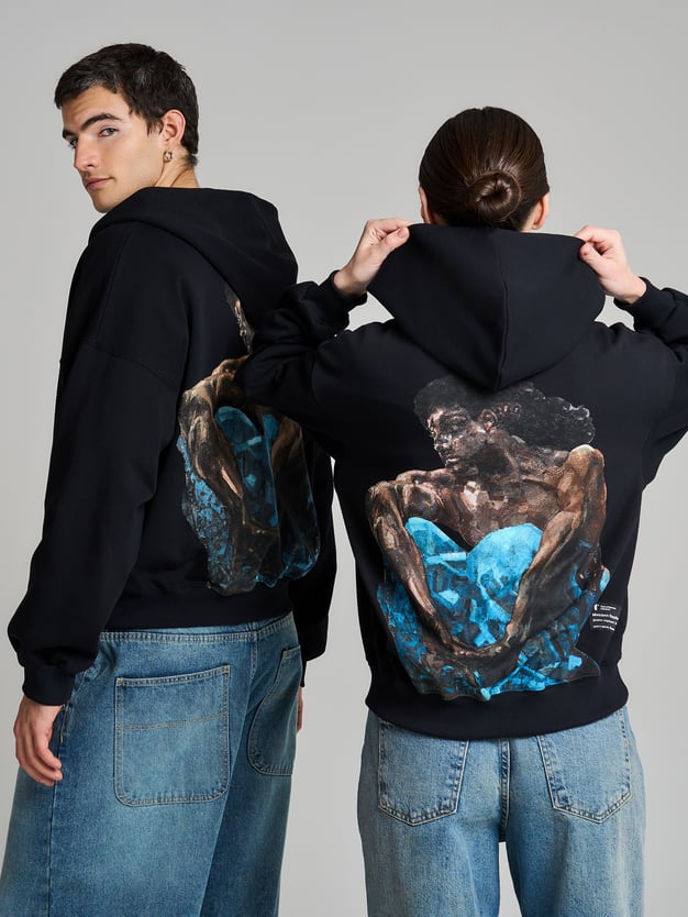 Толстовка с принтом картин Третьяковской галереи