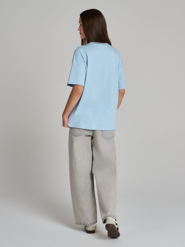 Футболка оверсайз с принтом