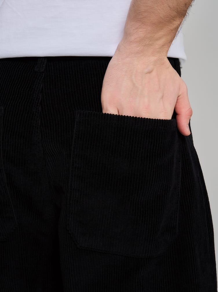 Вельветовые зауженные брюки