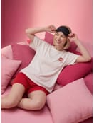 Пижама с принтом и шортами