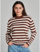 Джемпер трикотажный в полоску