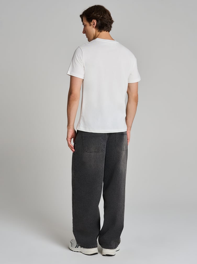 Футболка с принтом Деда Мороза