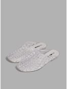 Шлепанцы с плетёным дизайном