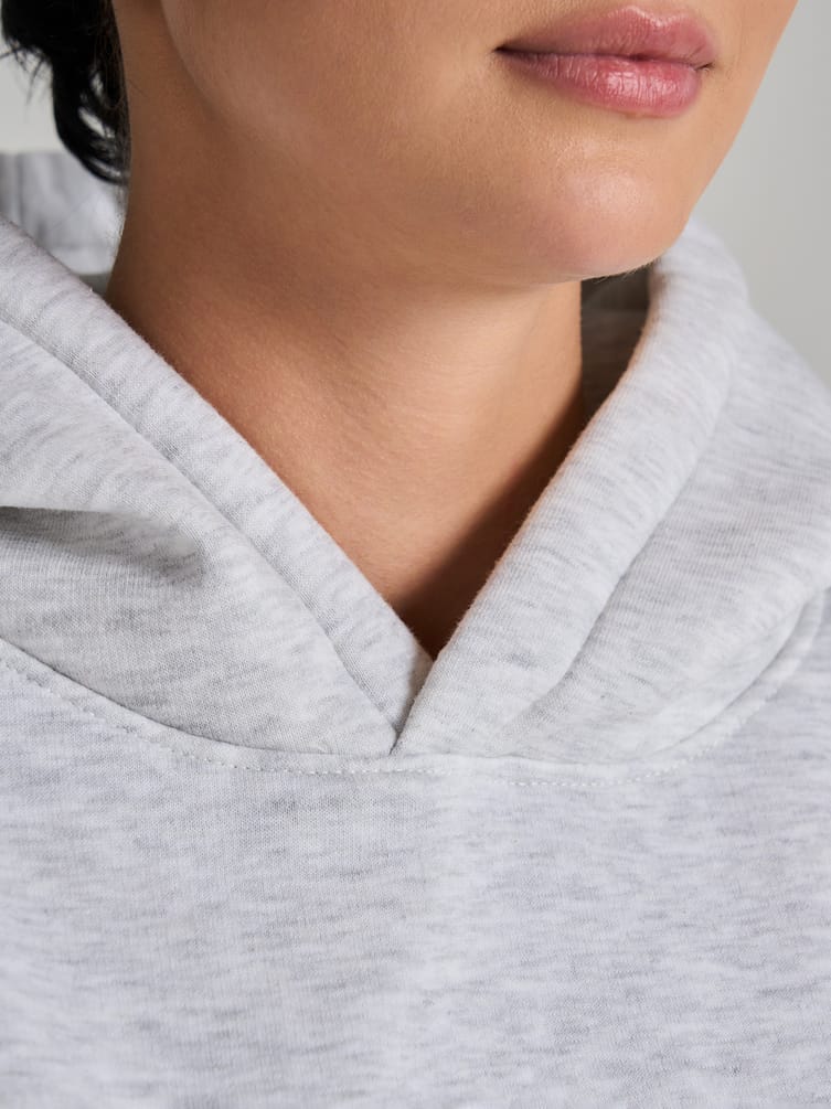 Утепленное худи оверсайз с начесом