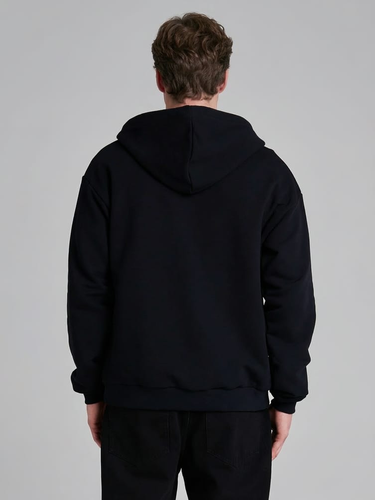 Толстовка с капюшоном без начеса