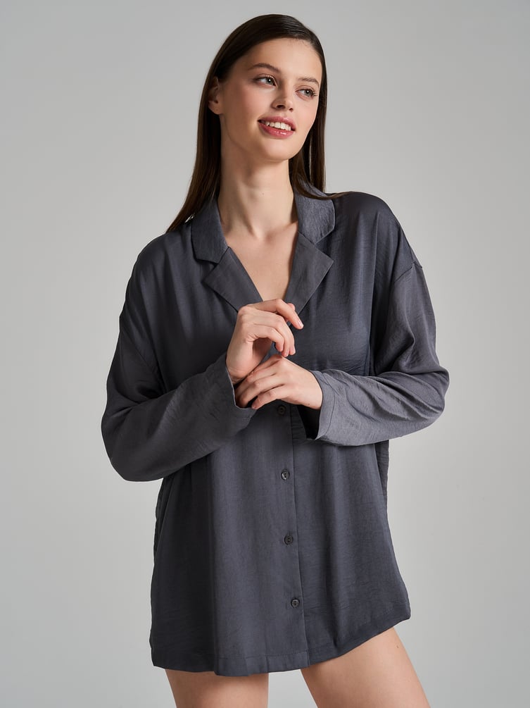 Платье-рубашка для дома