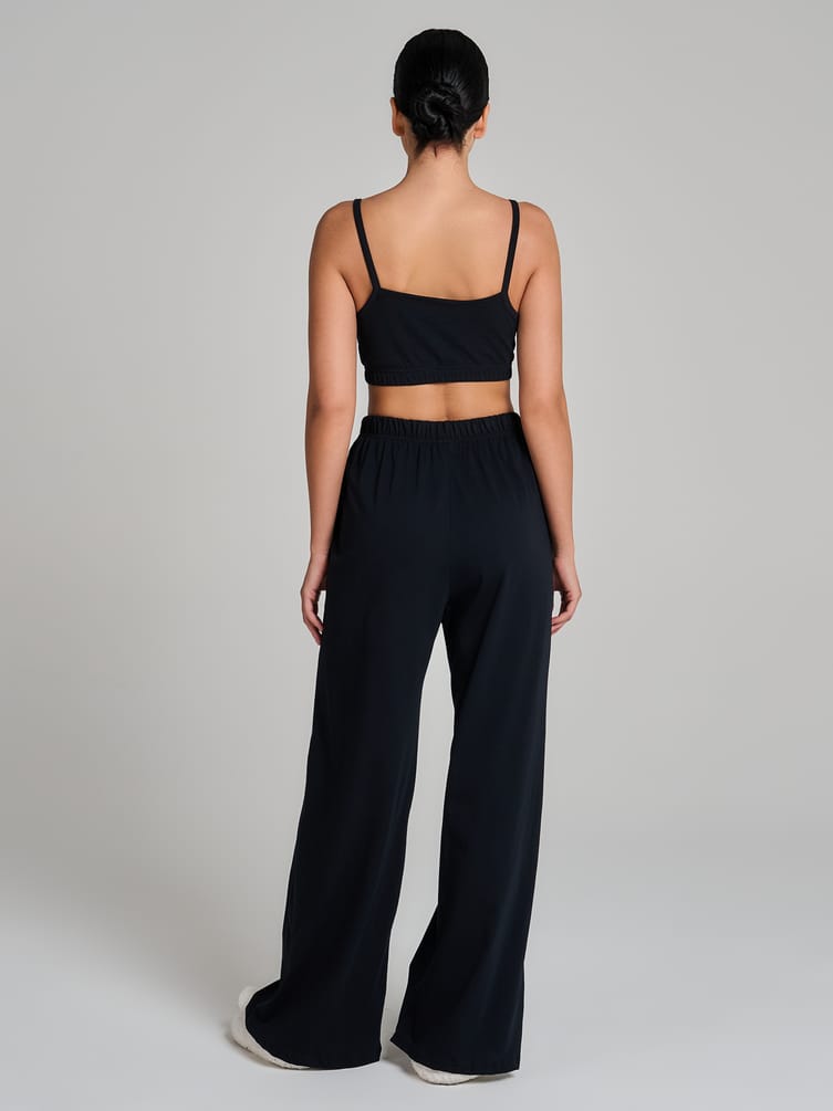 Домашняя пижама с топом и брюками