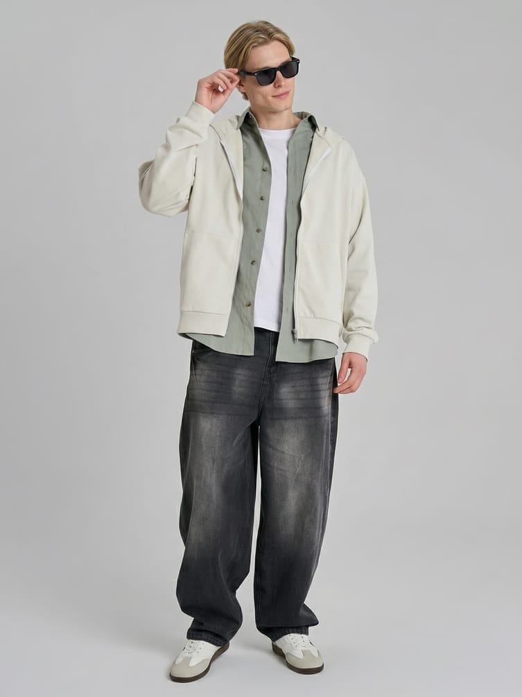 Толстовка с капюшоном без начеса