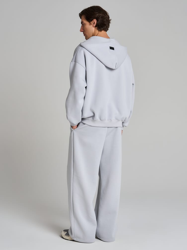 Теплая half zip толстовка с начесом