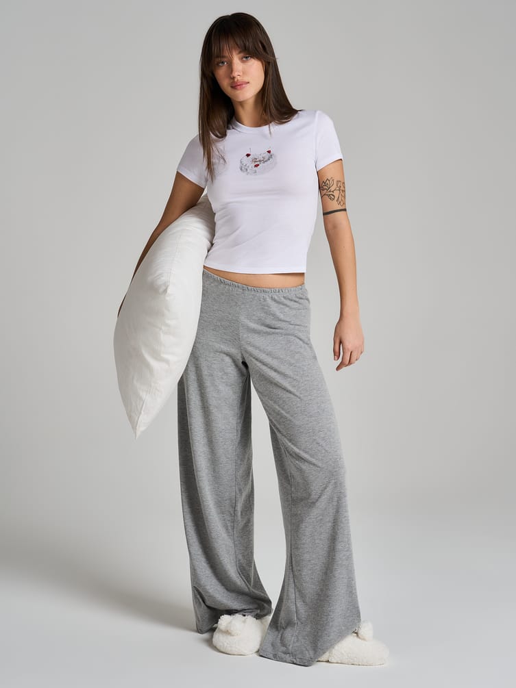 Пижама с принтом и брюками