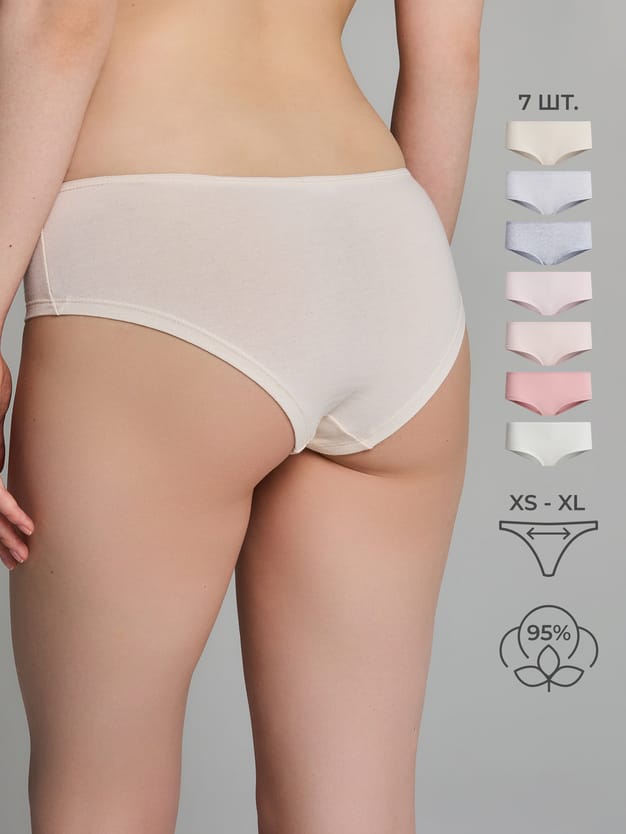 Трусы-шорты - 7 шт. из хлопка
