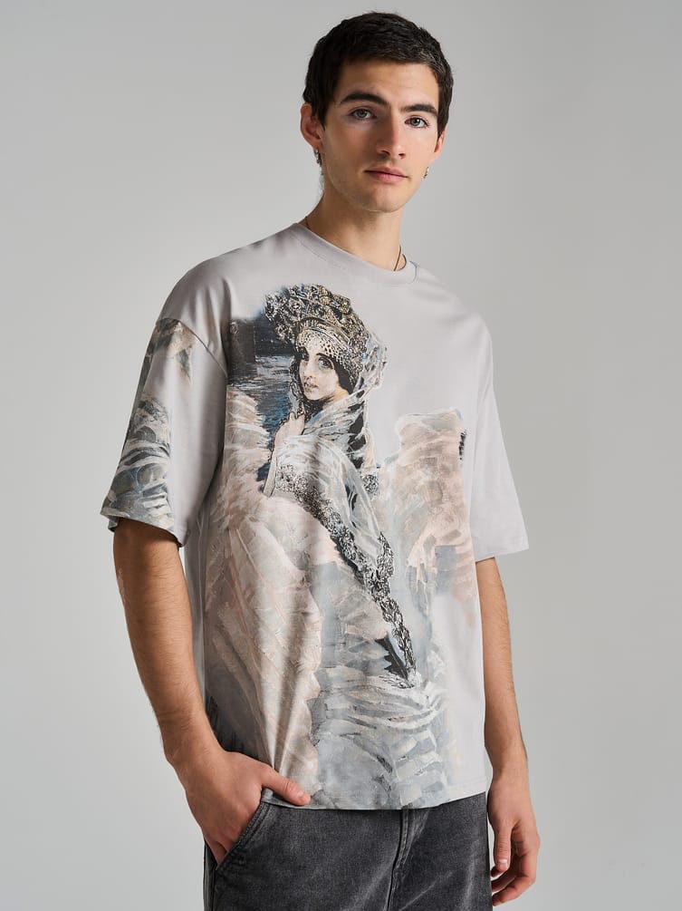 Футболка с принтом картин Третьяковской галереи