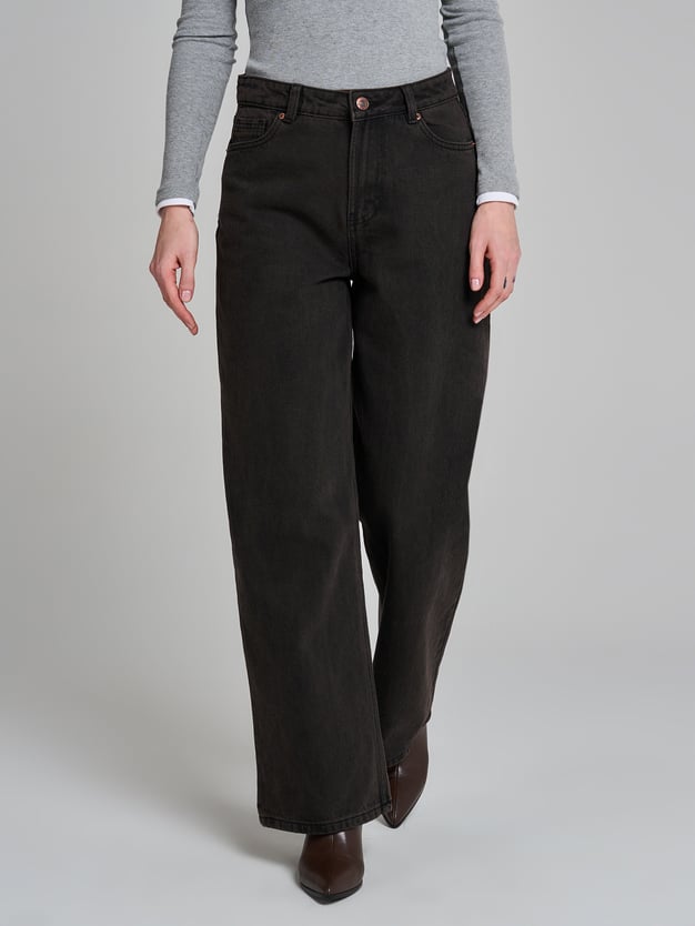 Джинсы Baggy с винтажной стиркой