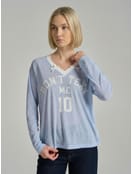 Лонгслив спортивный оверсайз с надписью