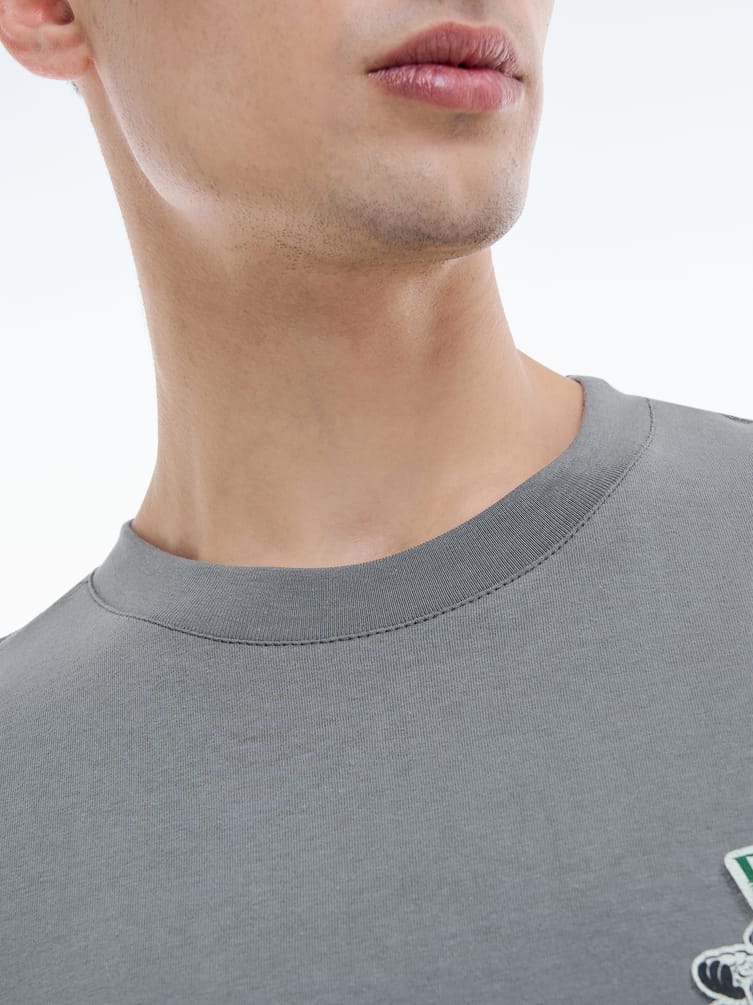 Футболка из хлопка с принтом