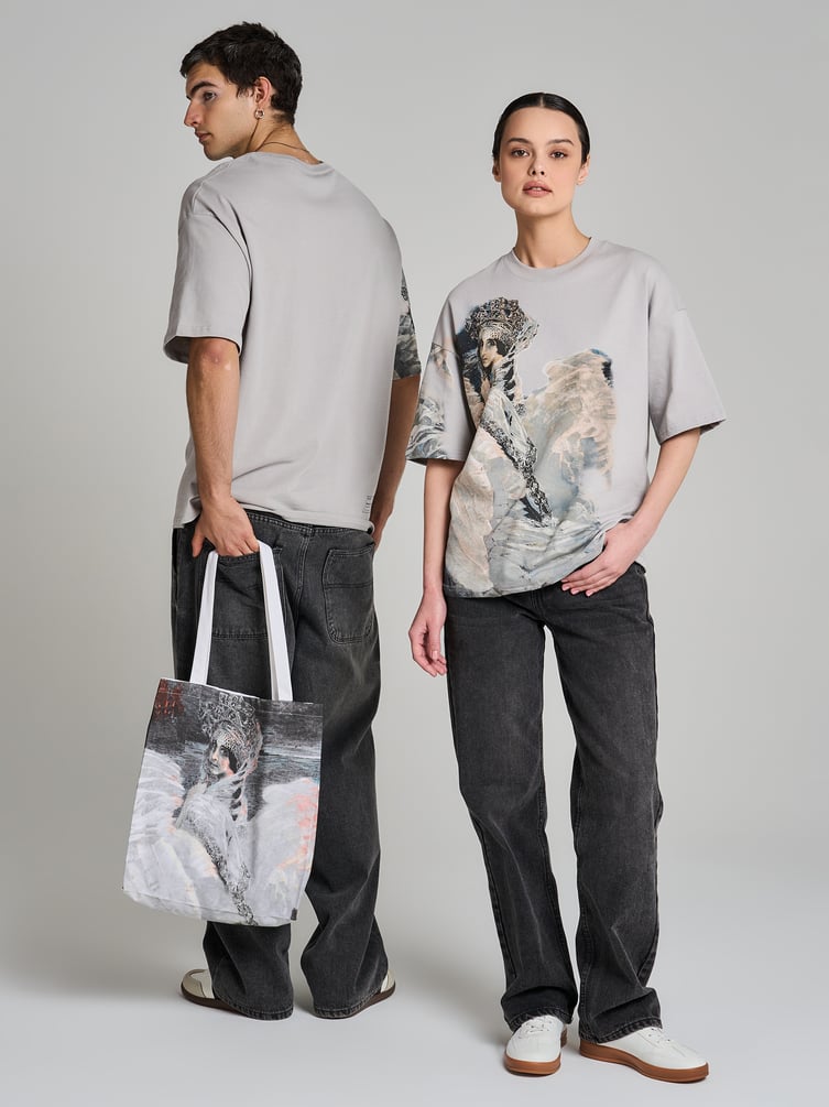 Футболка с принтом картин Третьяковской галереи