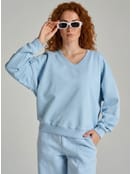 Свитшот с V-образным вырезом
