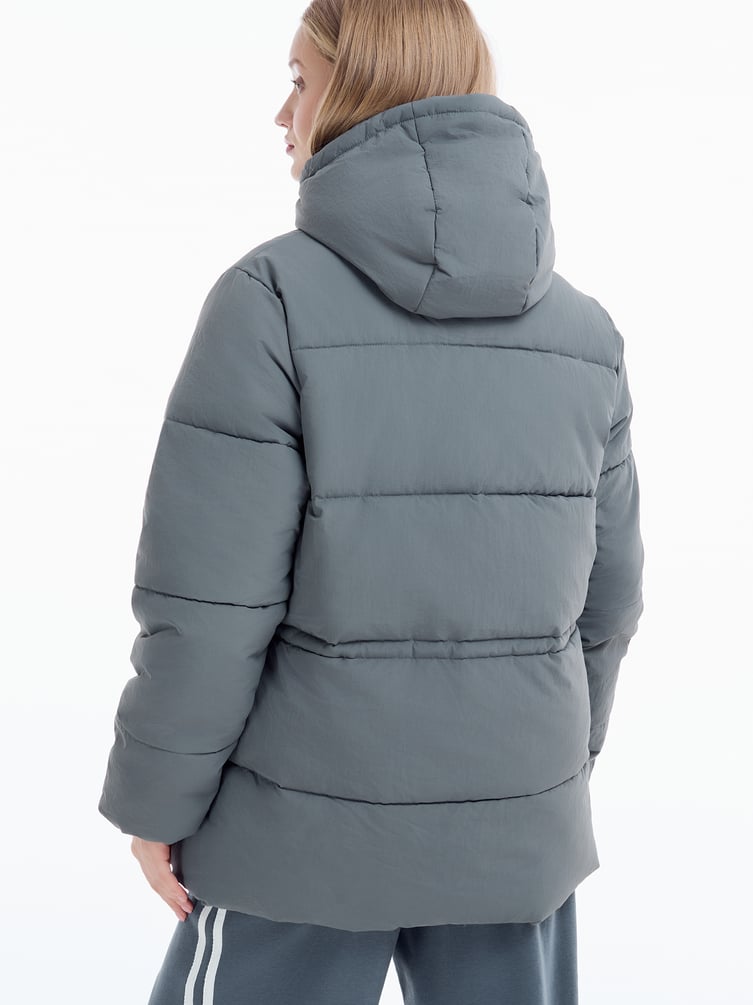Куртка удлиненная стеганая женская