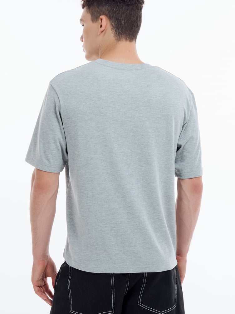 Футболка свободного кроя с принтом