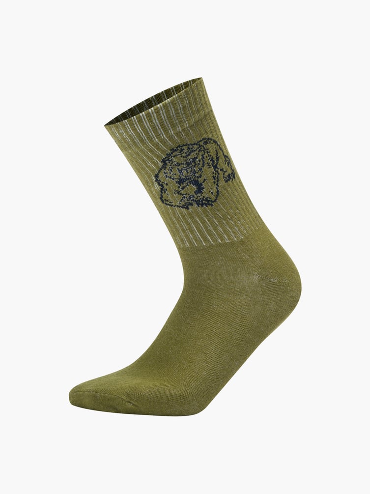 Носки - 3 пары с принтом медведя