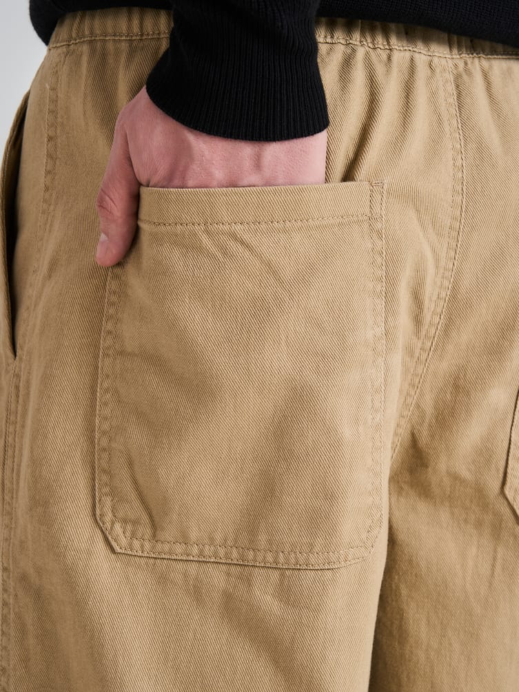 Брюки летние широкие на резинке