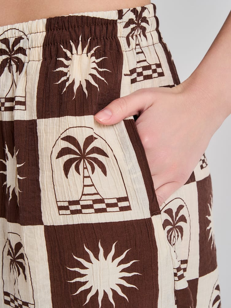 Шорты летние с принтом