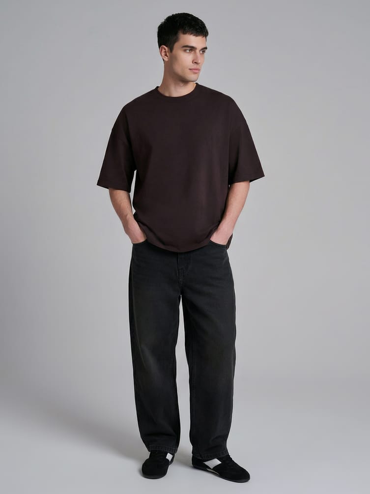 Футболка из хлопка с вареным эффектом