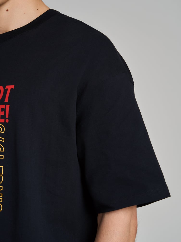 Футболка оверсайз с принтом Мосфильм