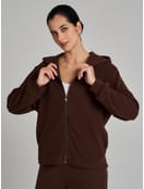 Толстовка с капюшоном трикотажная