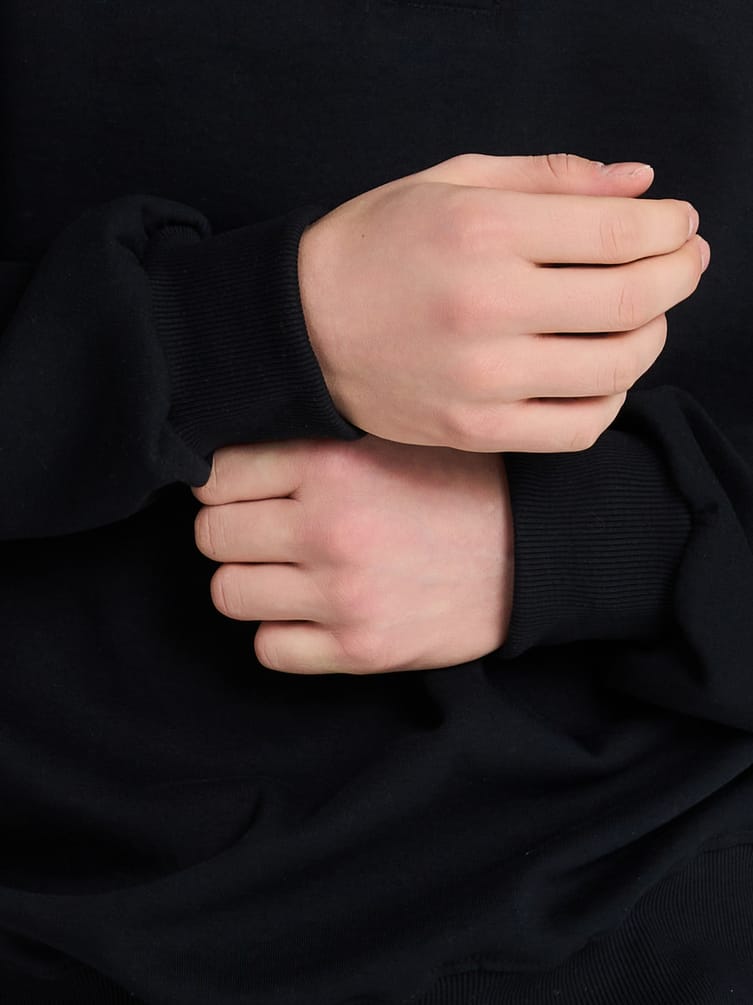 Свитшот поло на пуговицах