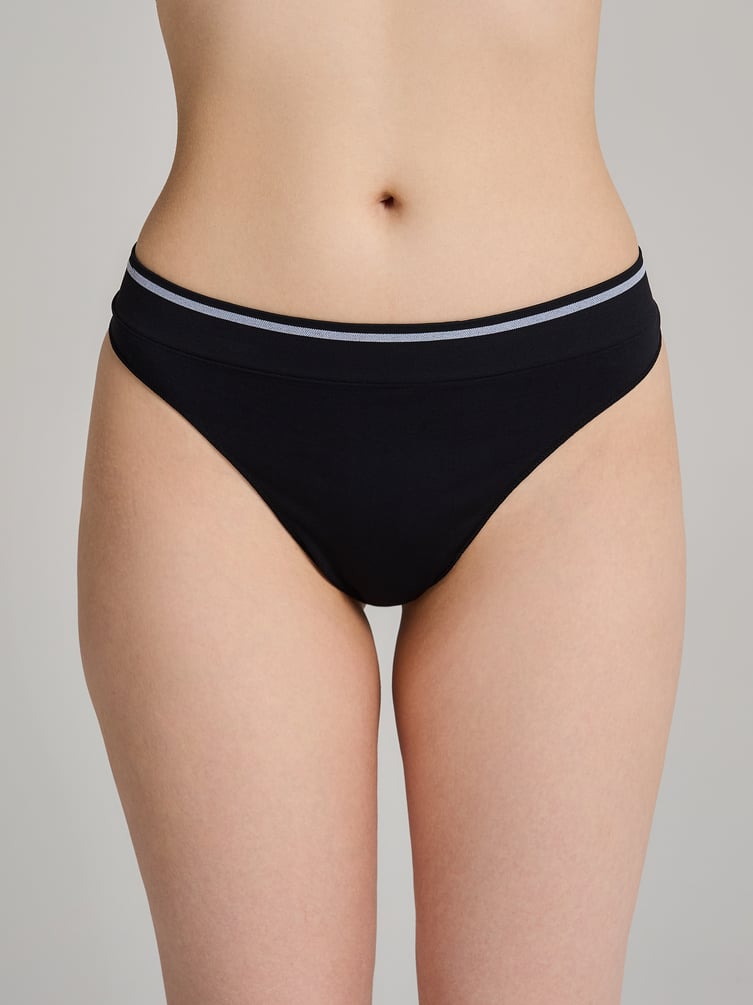 Трусы-стринги - 2 шт. с широкой резинкой