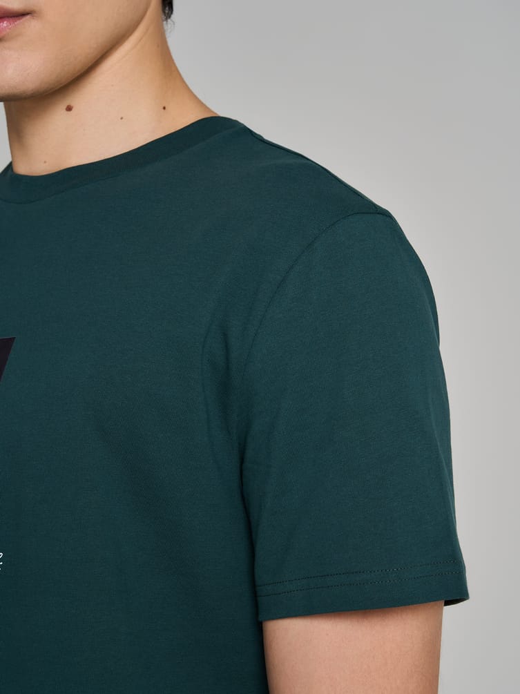 Футболка из хлопка с принтом