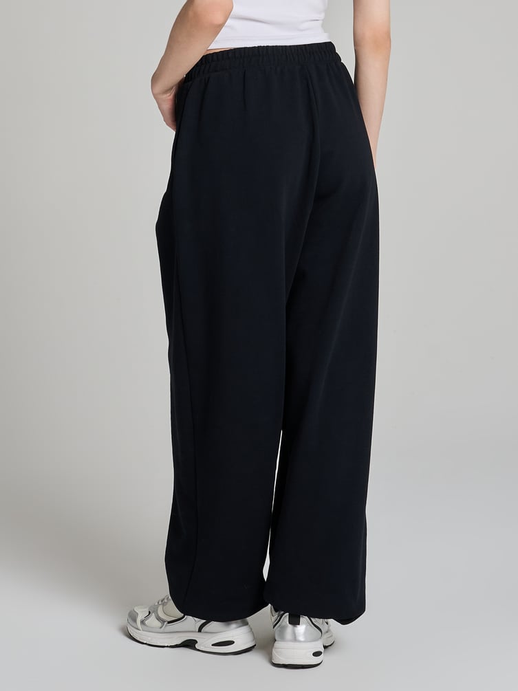 Спортивные брюки джоггеры с высокой талией