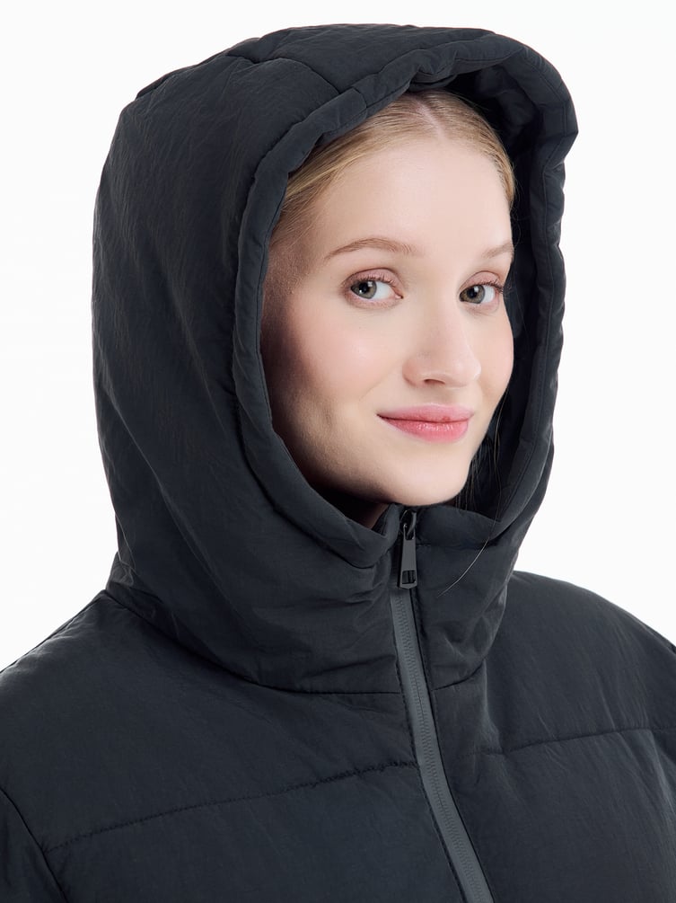 Куртка удлиненная стеганая женская