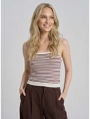 Топ трикотажный в полоску