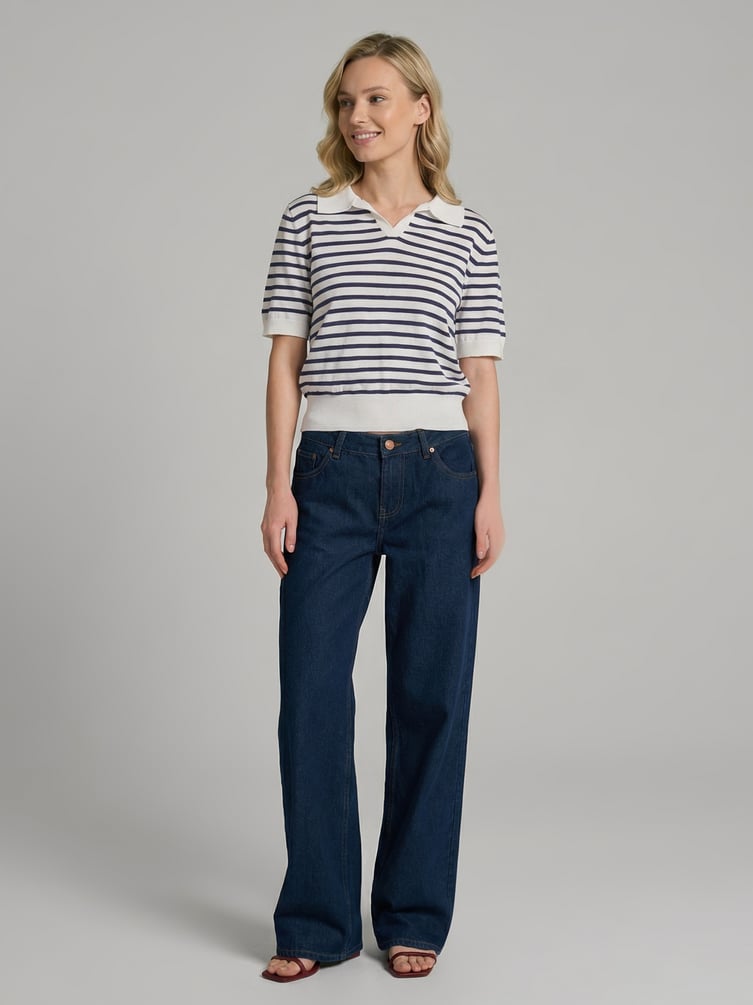 Джинсы бойфренды широкие