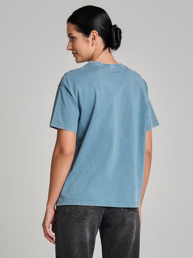 Хлопковая футболка варенка с принтом