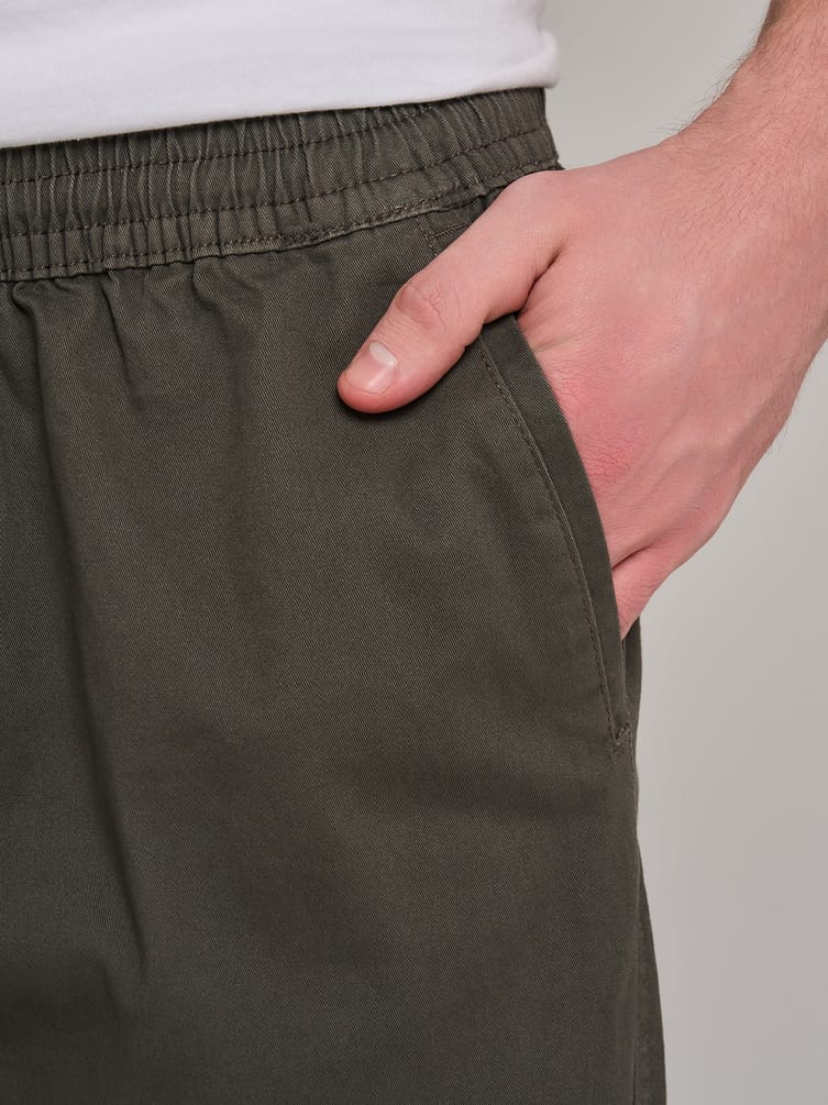 Брюки джоггеры с резинкой по низу