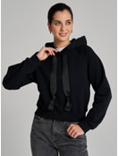 Теплое худи укороченное с начесом