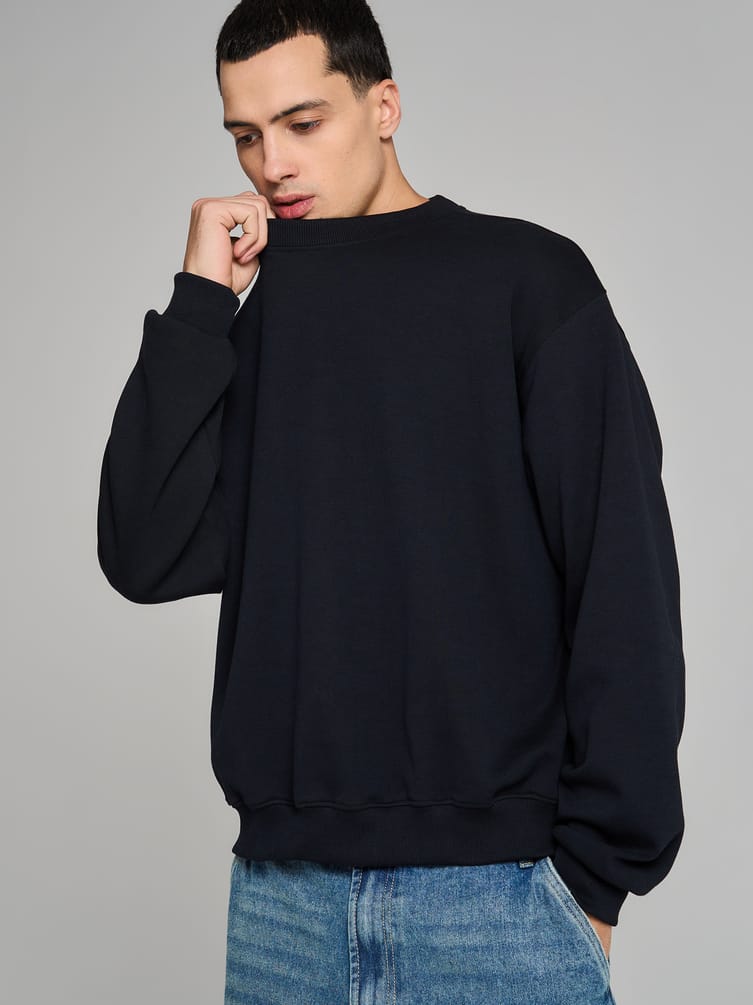 Свитшот свободный без начеса