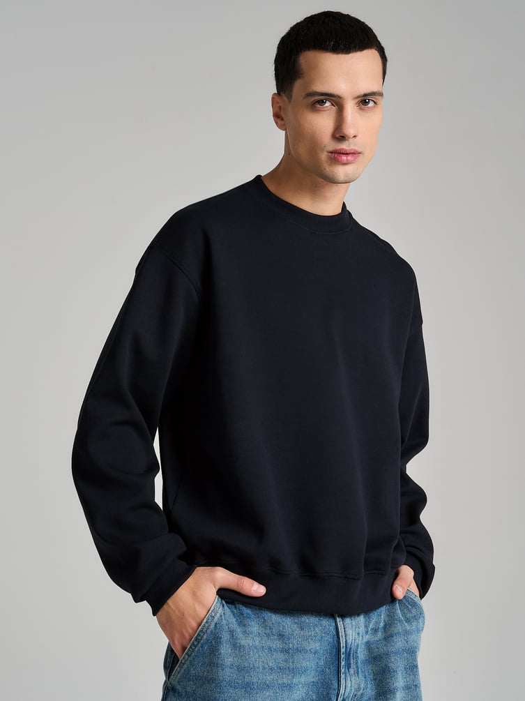 Свитшот свободный без начеса