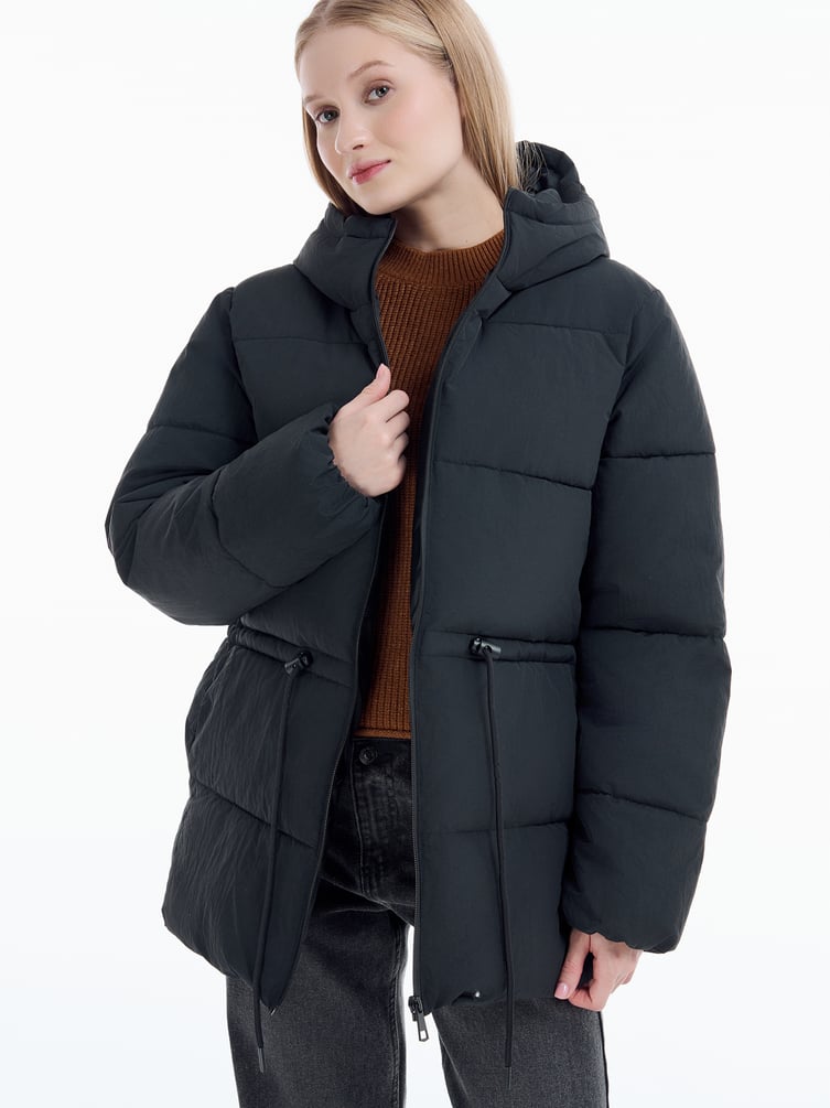 Куртка удлиненная стеганая женская