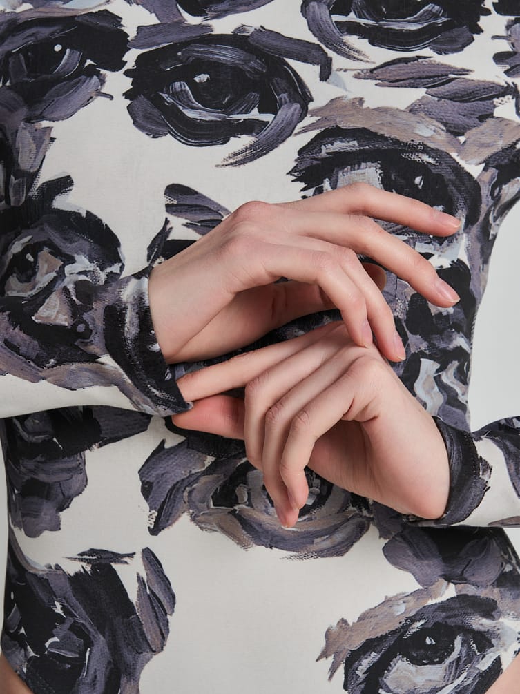 Боди с принтом Макс Борисов