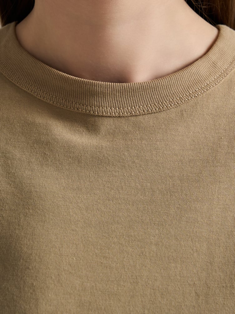 Классическая футболка из хлопка