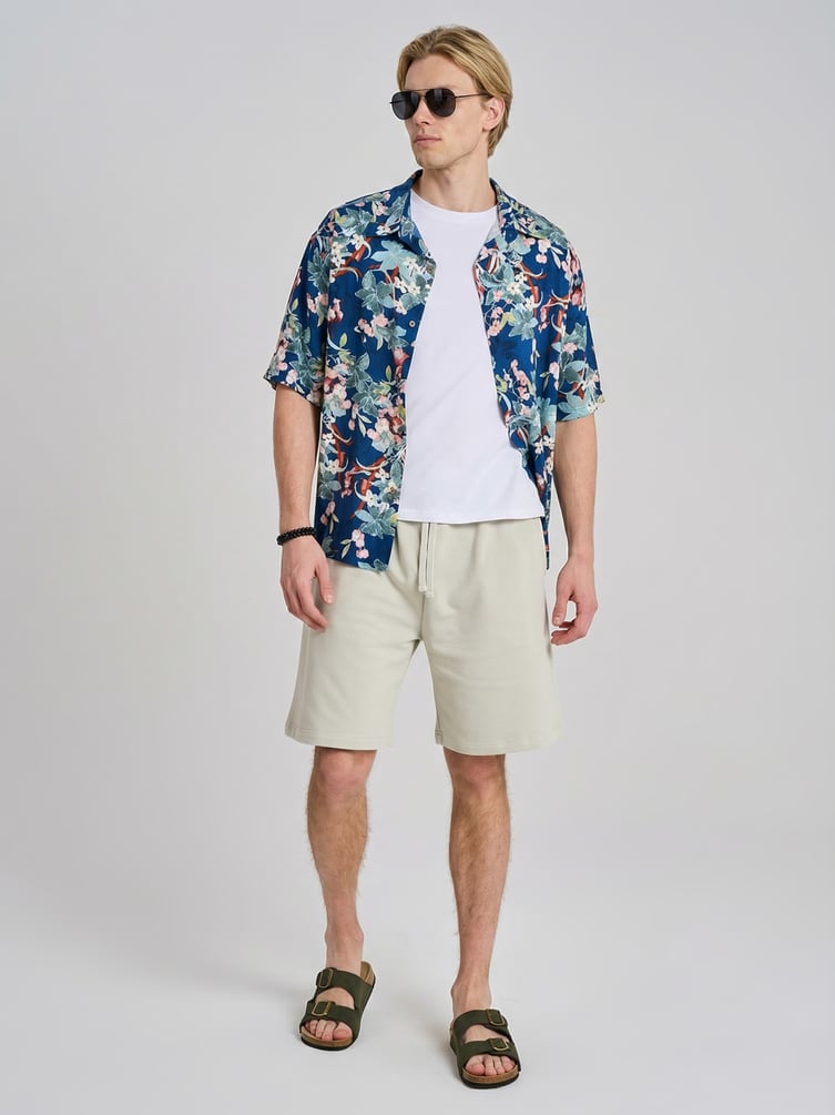 Шорты трикотажные удлиненные