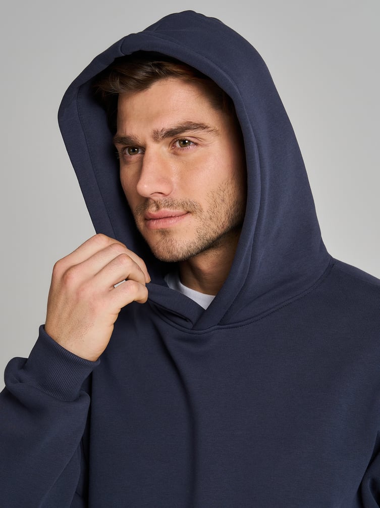 Худи оверсайз с капюшоном тёплое с начёсом