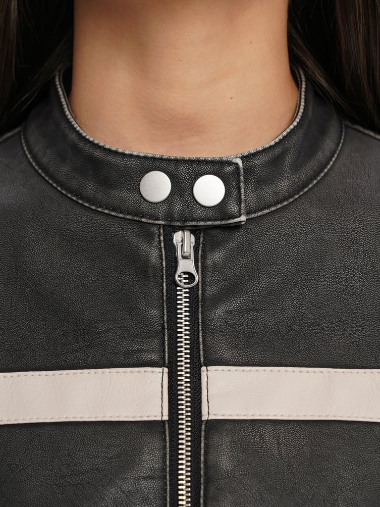 Кожаная куртка косуха